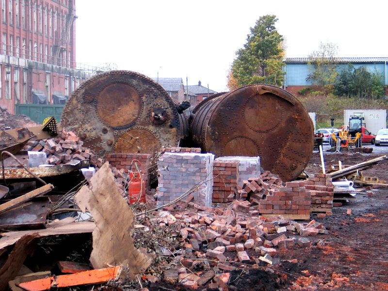 Durban Mill boilers converted to oil tanks