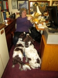 Susan Dogs Xmas 2015