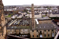 Slater's TerraceBurnley from Newtown Mill chimney 1987