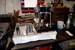 Crank bearings and rods 13