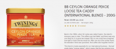Twinings Pekoe tea 200g
