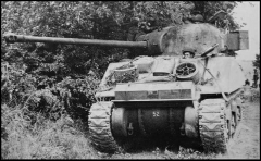 Sherman Firefly in the Bocage