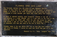 Flaming Star Lamp details