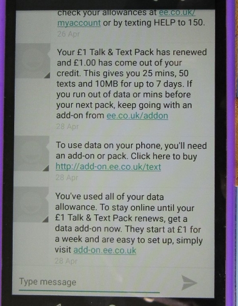 Smartphone data disappearing