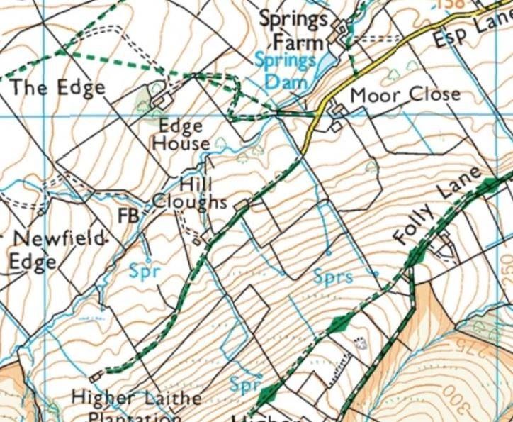 Bridleway to Higher Laithe plantation