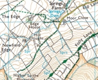Bridleway to Higher Laithe plantation