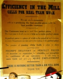 Efficiency mill poster