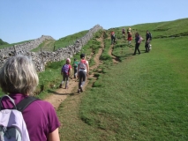 Starting the climb