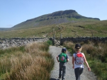 On towards the steps