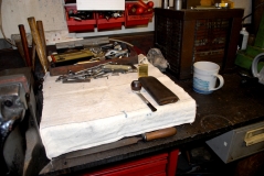 Crank bearings and rods 55