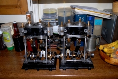 Crank bearings and rods 56