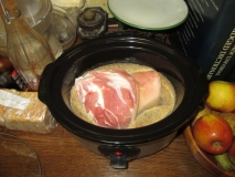 Ham hock in cider