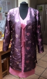 With coat