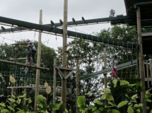 Kids having fun in Vivary Park, Taunton 3