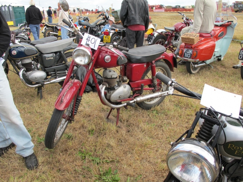 James motor cycle at Low Ham steam show