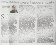 Article about the Green Party