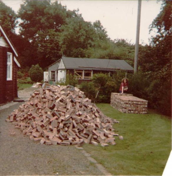 Brick pile