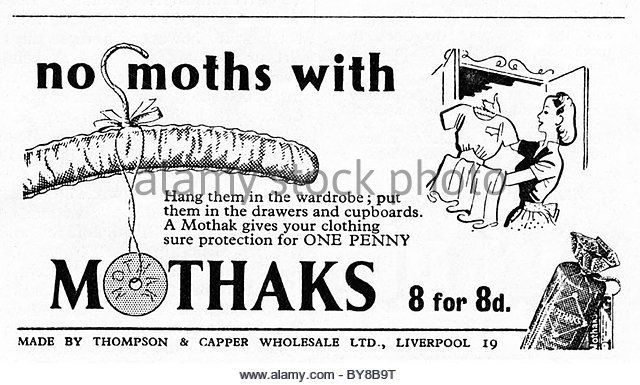 Mothaks advert 1940