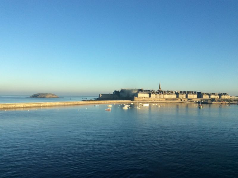 St Malo at 8.00 am