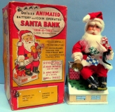 Santa Claus money box mystery object