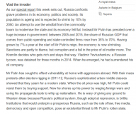 From an Economist article on Russia