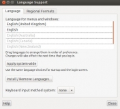 Ubuntu System Languages