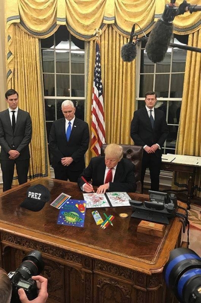 Trump Colouring