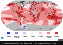 Global temperatures for Jan 2016