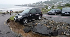 Coverack floods, Cornwall