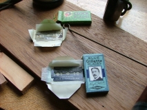 7 o'clock and Blue Gillette