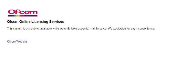 Ofcom Error