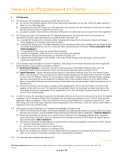 Typical page of FIT terms