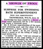 Shower of frogs