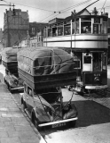 Gas bag on car WW2