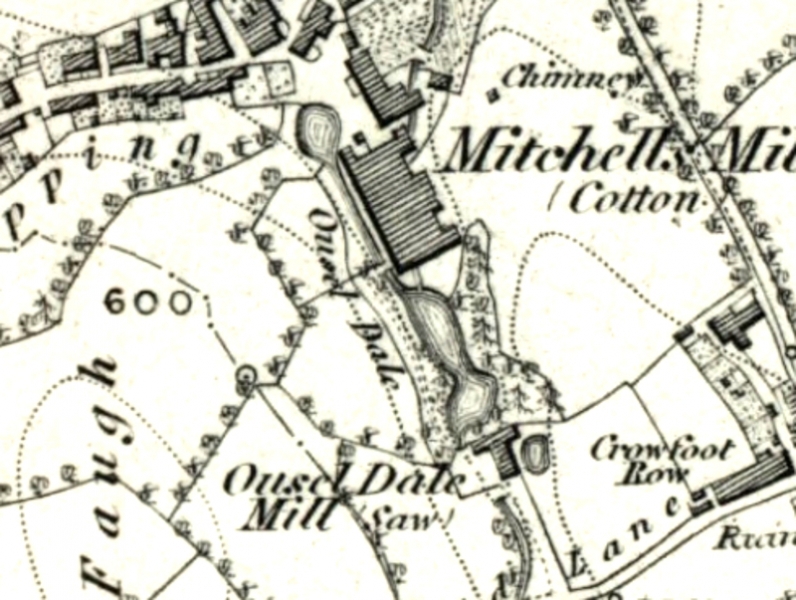 Clough Mill 1853 OS