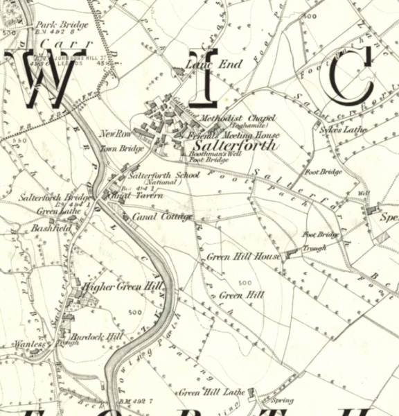 Salterforth area1853 OS