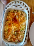 Chicken and leek bake