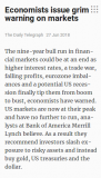 Grim warning on markets, 27/6/2018
