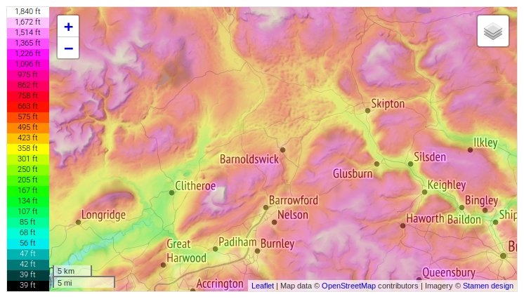 Topographic map of Barlick