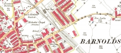1892 Rainhall and railway
