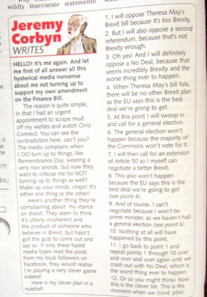 PE Corbyn column