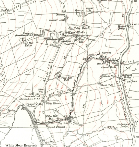 County Brook 1888 OS