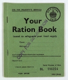 WW2 Ration Book