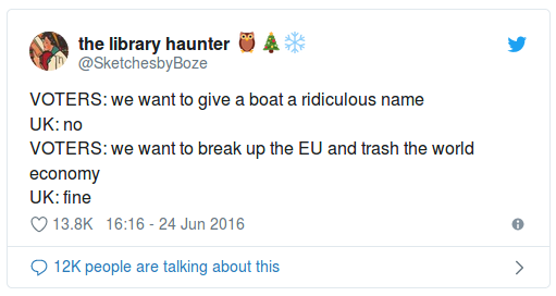 Brexit vote joke