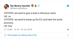 Brexit vote joke
