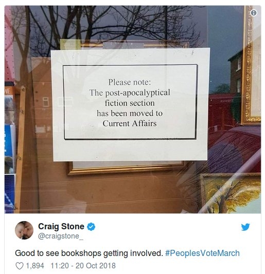 Brexit bookshop joke