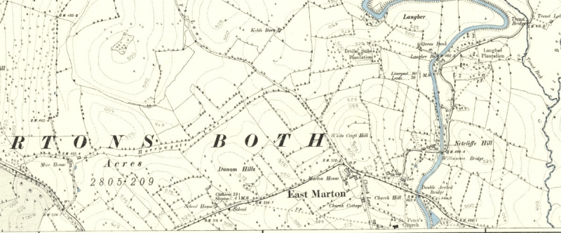 East Marton 1892 OS