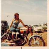 Girl on a Motorcycle