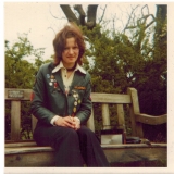 Sally on Bench
