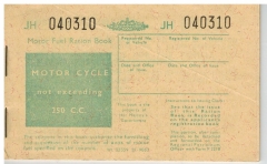 Ration Book Cover